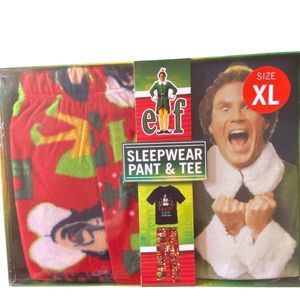 NWT Elf (Movie) “I Know Him!” New In Box Sleepwear Pant & Tee Set Men’s Size XL